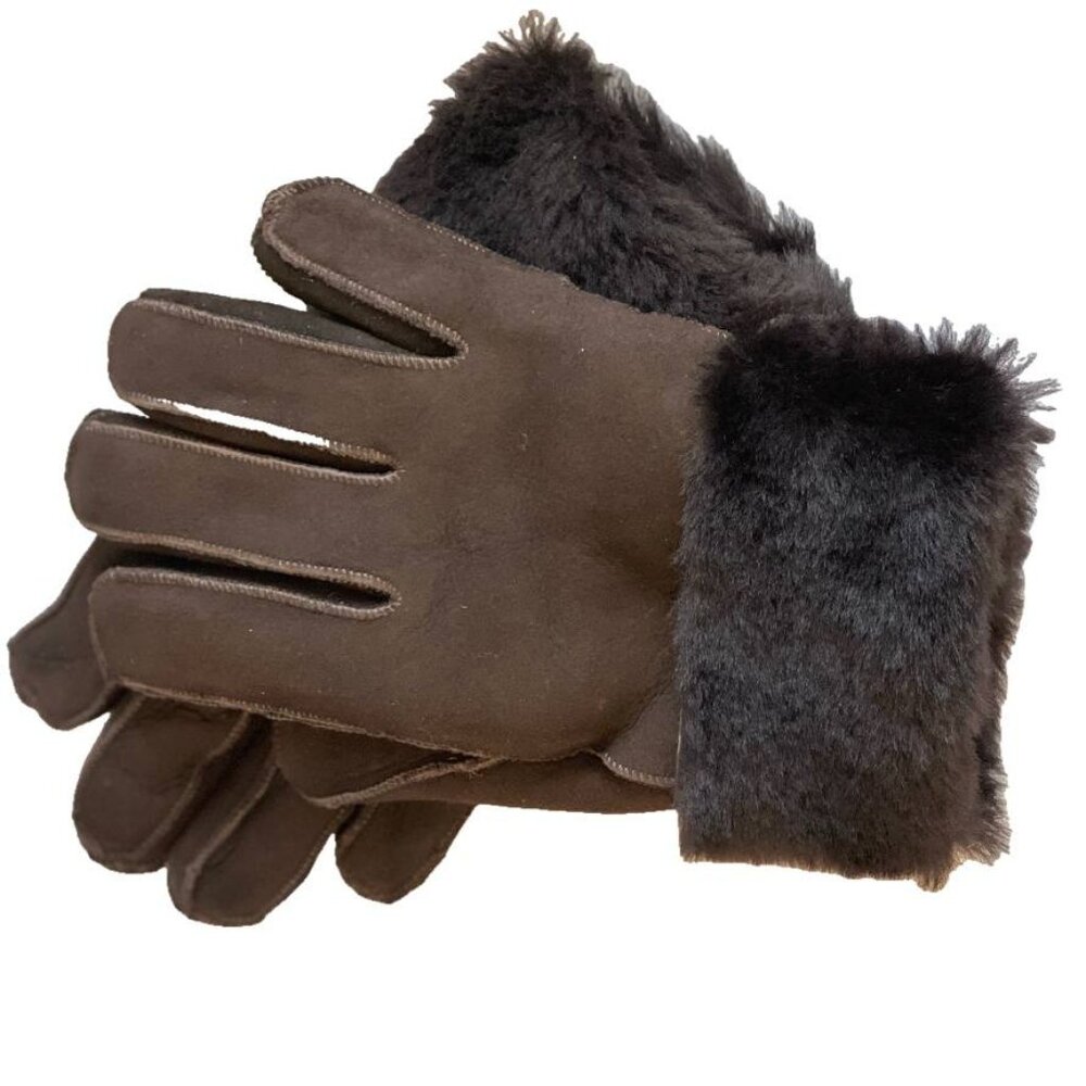 Unisex Premium Shearling Sheepskin Leather Gloves